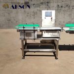 Frozen fish weight sorting machine